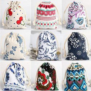 Colorful small jewelry organizer bag